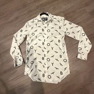 BOY London long sleeve button up shirt